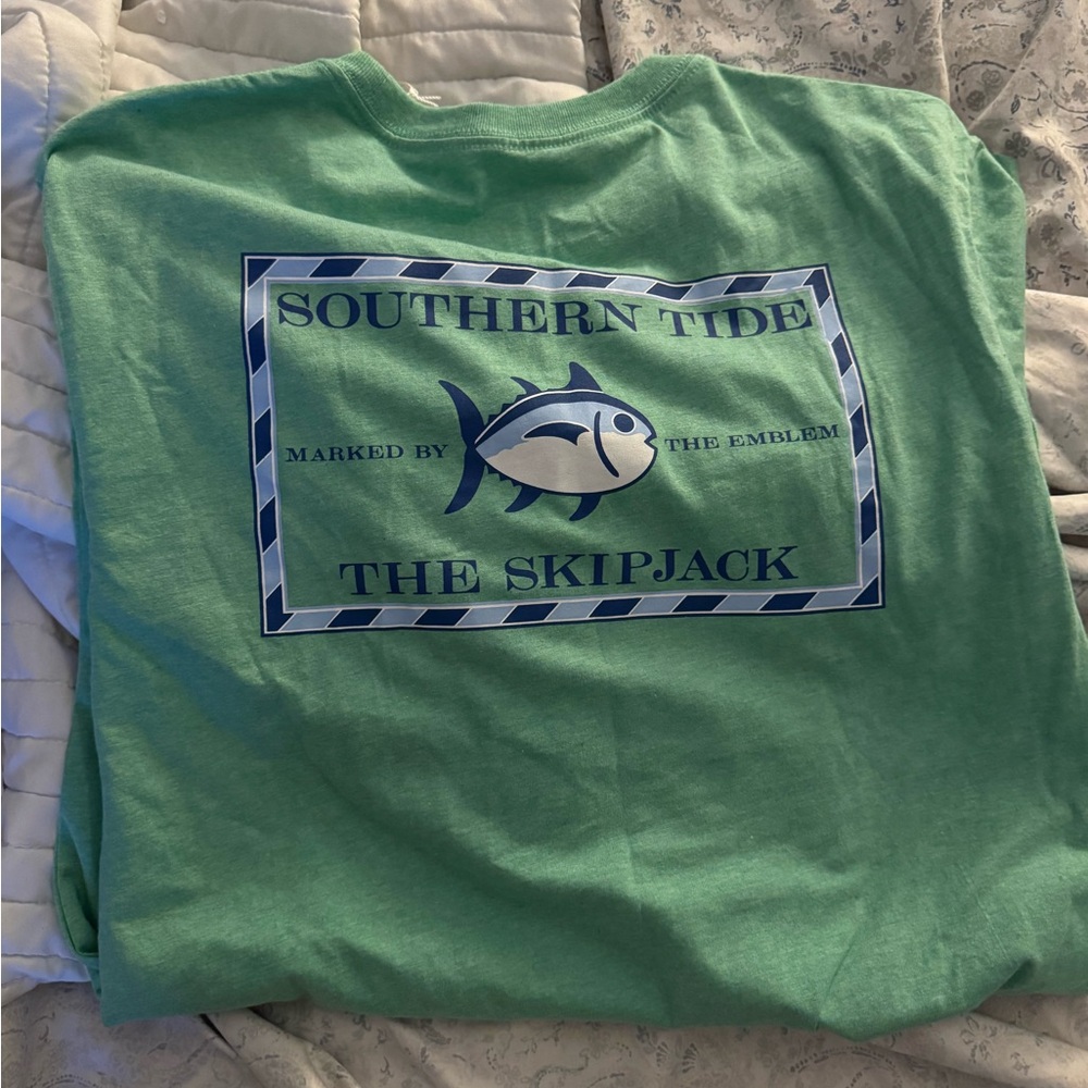 Southern Tide Skipjack Tee in Mint